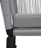 vidaXL - Tuinstoelen - 2 - st - PE-rattan - antracietkleurig