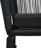 vidaXL - Tuinstoelen - 2 - st - PE-rattan - zwart