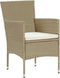 vidaXL - Tuinstoelen - 2 - st - poly - rattan - beige