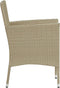 vidaXL - Tuinstoelen - 2 - st - poly - rattan - beige