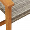 vidaXL - Tuinstoelen - 2 - st - poly - rattan - en - acaciahout - grijs