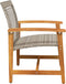 vidaXL - Tuinstoelen - 2 - st - poly - rattan - en - acaciahout - grijs