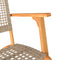vidaXL - Tuinstoelen - 2 - st - poly - rattan - en - acaciahout - beige