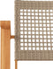 vidaXL - Tuinstoelen - 2 - st - poly - rattan - en - acaciahout - beige