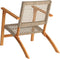 vidaXL - Tuinstoelen - 2 - st - poly - rattan - en - acaciahout - beige