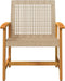 vidaXL - Tuinstoelen - 2 - st - poly - rattan - en - acaciahout - beige