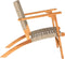 vidaXL - Tuinstoelen - 2 - st - poly - rattan - en - acaciahout - beige