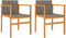 vidaXL - Tuinstoelen - 2 - st - poly - rattan - en - massief - hout - grijs