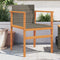 vidaXL - Tuinstoelen - 2 - st - poly - rattan - en - massief - hout - grijs