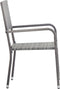 vidaXL - Tuinstoelen - 2 - st - poly - rattan - grijs