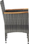 vidaXL - Tuinstoelen - 2 - st - poly - rattan - grijs