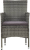 vidaXL - Tuinstoelen - 2 - st - poly - rattan - grijs