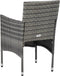 vidaXL - Tuinstoelen - 2 - st - poly - rattan - grijs