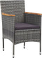 vidaXL - Tuinstoelen - 2 - st - poly - rattan - grijs
