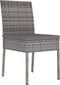 vidaXL - Tuinstoelen - 2 - st - poly - rattan - grijs