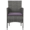 vidaXL - Tuinstoelen - 2 - st - poly - rattan - grijs