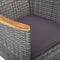 vidaXL - Tuinstoelen - 2 - st - poly - rattan - grijs