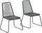 vidaXL - Tuinstoelen - 2 - st - poly - rattan - zwart