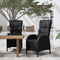 vidaXL - Tuinstoelen - 2 - st - poly - rattan - zwart