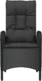 vidaXL - Tuinstoelen - 2 - st - poly - rattan - zwart