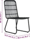 vidaXL - Tuinstoelen - 2 - st - poly - rattan - zwart
