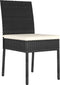 vidaXL - Tuinstoelen - 2 - st - poly - rattan - zwart