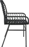 vidaXL - Tuinstoelen - 2 - st - poly - rattan - zwart