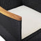 vidaXL - Tuinstoelen - 2 - st - poly - rattan - zwart