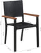vidaXL - Tuinstoelen - 2 - st - poly - rattan - zwart