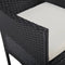 vidaXL - Tuinstoelen - 2 - st - poly - rattan - zwart