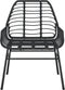 vidaXL - Tuinstoelen - 2 - st - poly - rattan - zwart