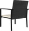 vidaXL - Tuinstoelen - 2 - st - poly - rattan - zwart