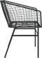vidaXL - Tuinstoelen - 2 - st - poly - rattan - zwart