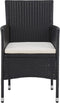 vidaXL - Tuinstoelen - 2 - st - poly - rattan - zwart