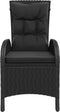 vidaXL - Tuinstoelen - 2 - st - poly - rattan - zwart