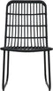 vidaXL - Tuinstoelen - 2 - st - poly - rattan - zwart