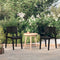vidaXL - Tuinstoelen - 2 - st - polypropeen - antracietkleurig