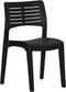 vidaXL - Tuinstoelen - 2 - st - polypropeen - antracietkleurig