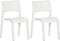 vidaXL - Tuinstoelen - 2 - st - polypropeen - mokkakleurig