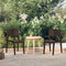 vidaXL - Tuinstoelen - 2 - st - polypropeen - mokkakleurig