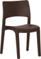 vidaXL - Tuinstoelen - 2 - st - polypropeen - mokkakleurig