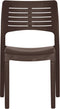 vidaXL - Tuinstoelen - 2 - st - polypropeen - mokkakleurig