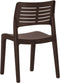 vidaXL - Tuinstoelen - 2 - st - polypropeen - mokkakleurig