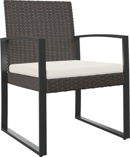 vidaXL - Tuinstoelen - 2 - st - polypropeen - rattan - bruin