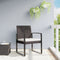 vidaXL - Tuinstoelen - 2 - st - polypropeen - rattan - bruin