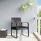 vidaXL - Tuinstoelen - 2 - st - polypropeen - rattan - donkergrijs