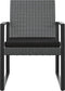 vidaXL - Tuinstoelen - 2 - st - polypropeen - rattan - donkergrijs