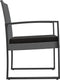 vidaXL - Tuinstoelen - 2 - st - polypropeen - rattan - donkergrijs