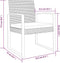 vidaXL - Tuinstoelen - 2 - st - polypropeen - rattan - donkergrijs