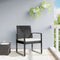 vidaXL - Tuinstoelen - 2 - st - polypropeen - rattan - zwart